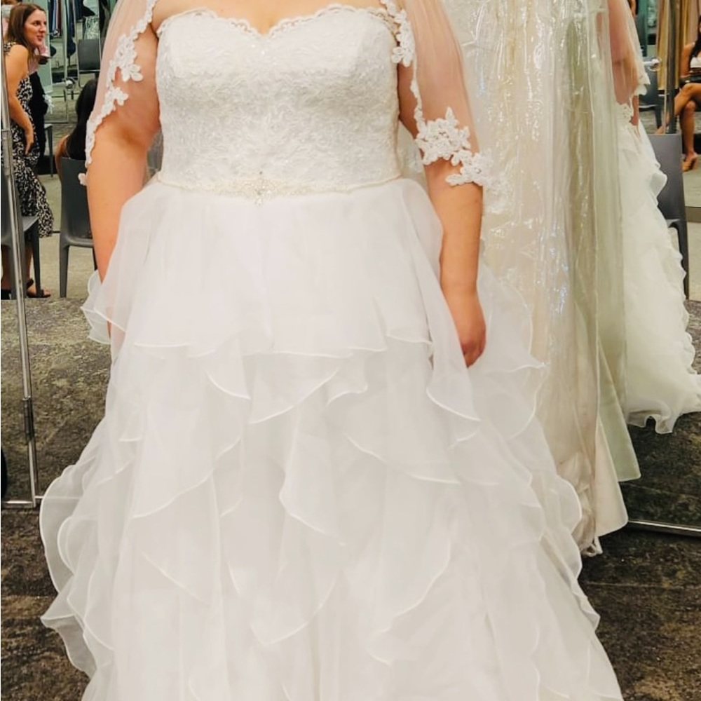 Plus Size Wedding Gown size 22.